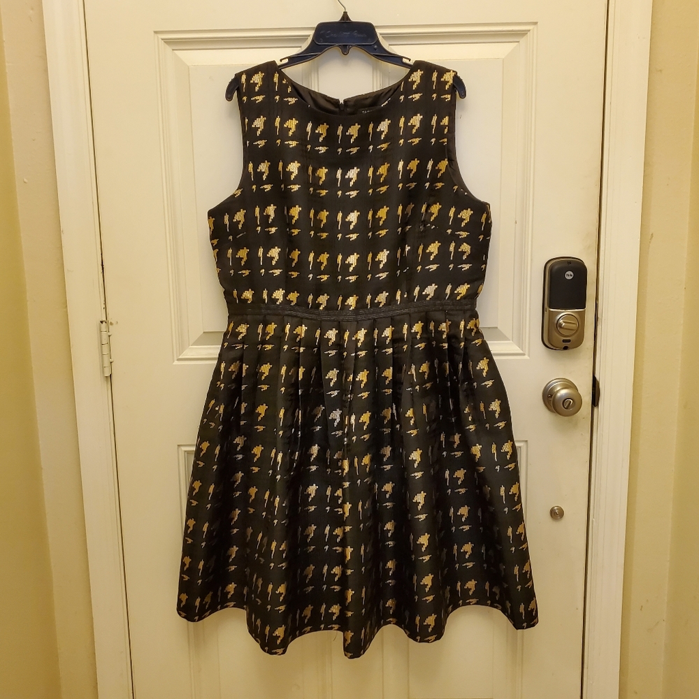 Tahari A-line Dress with Pockets